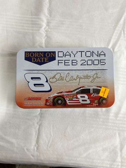 #8 Dale Earnhardt Jr Bud Daytona 2005 3 car set in tin box