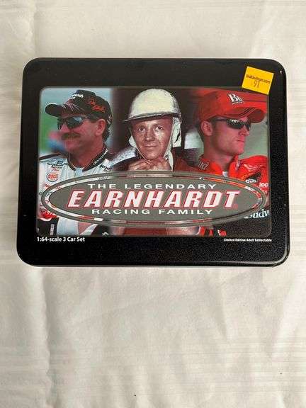 Earnhardt Racing Family 3 car set in tin box 1/64 scale