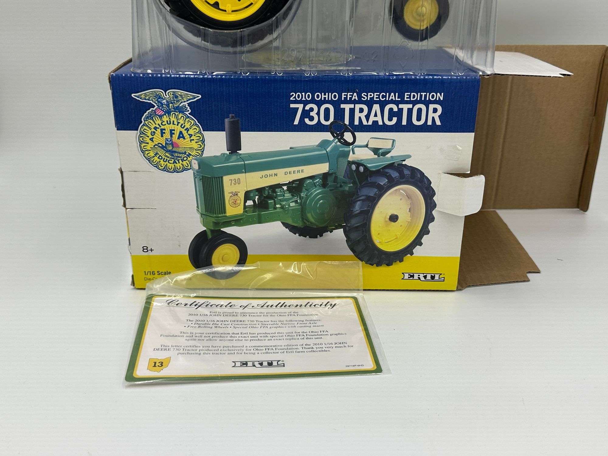 2010 Ohio FFA special edition John Deere 730 Tractor ERTL 1/16