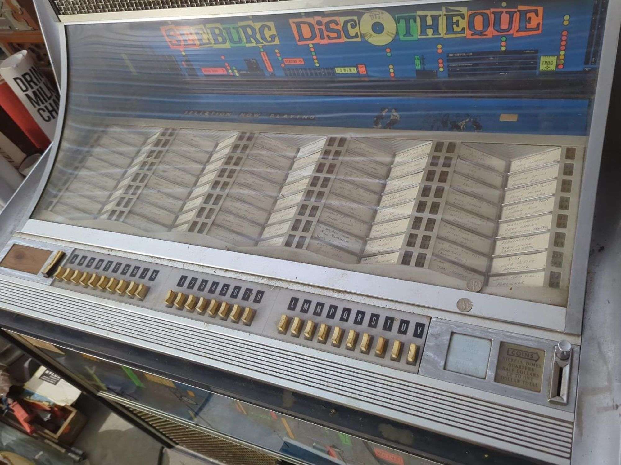 Vintage Seeburg Disc Theque Multi-Channel Stereo Juke Box