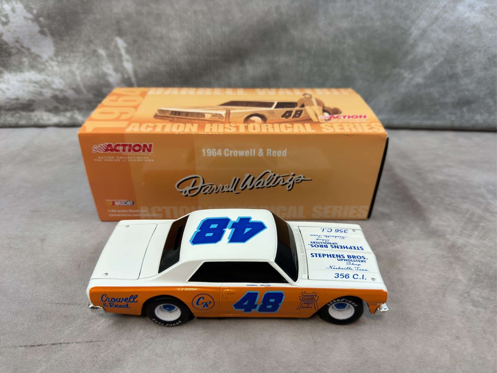 Darrell Waltrip #48 Crowell & Reed 1964 Chevelle Action car 1 of