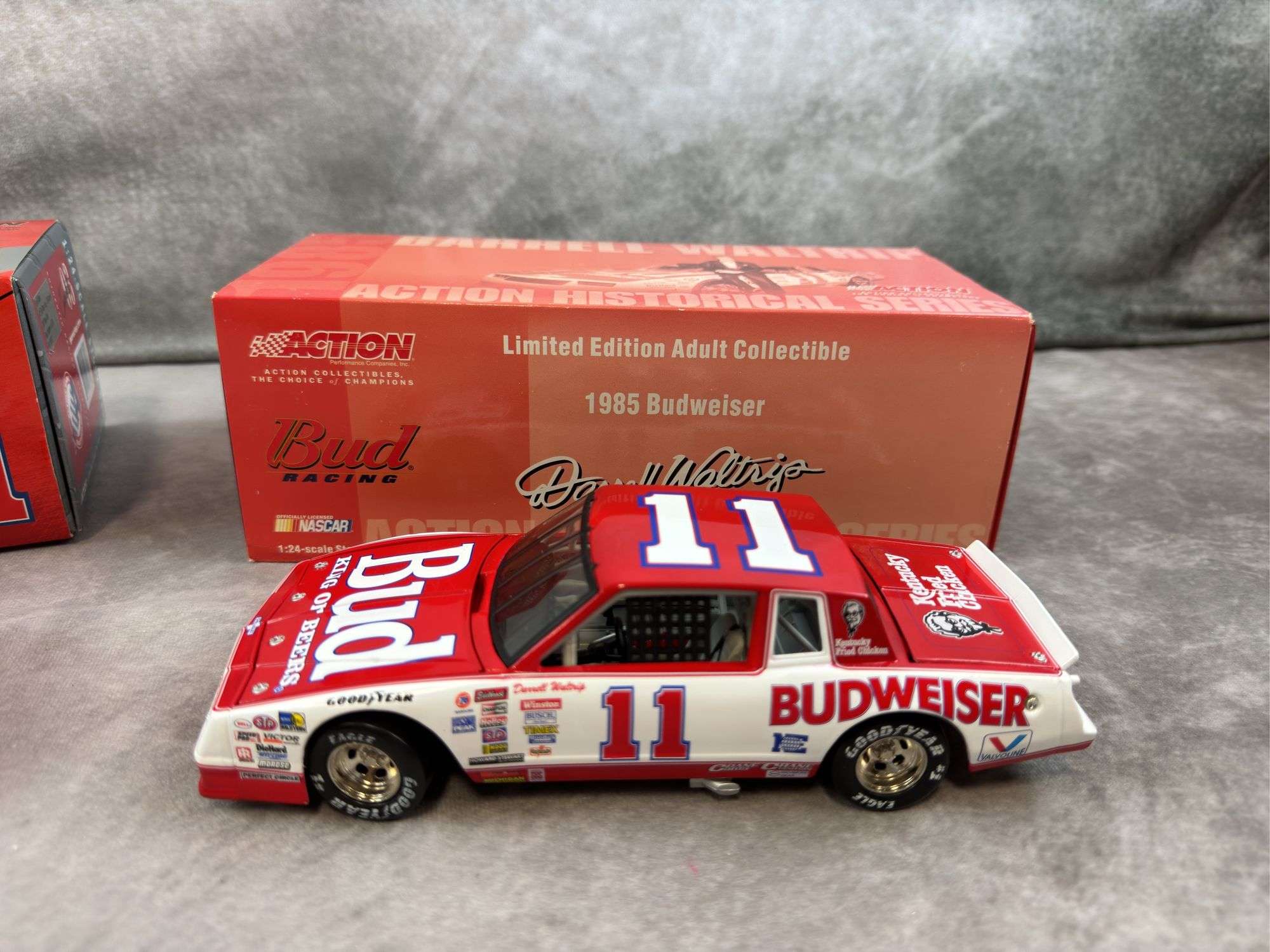 Darrell Waltrip #11 Budweiser 1985 Monte Carlo and #11 The Victory