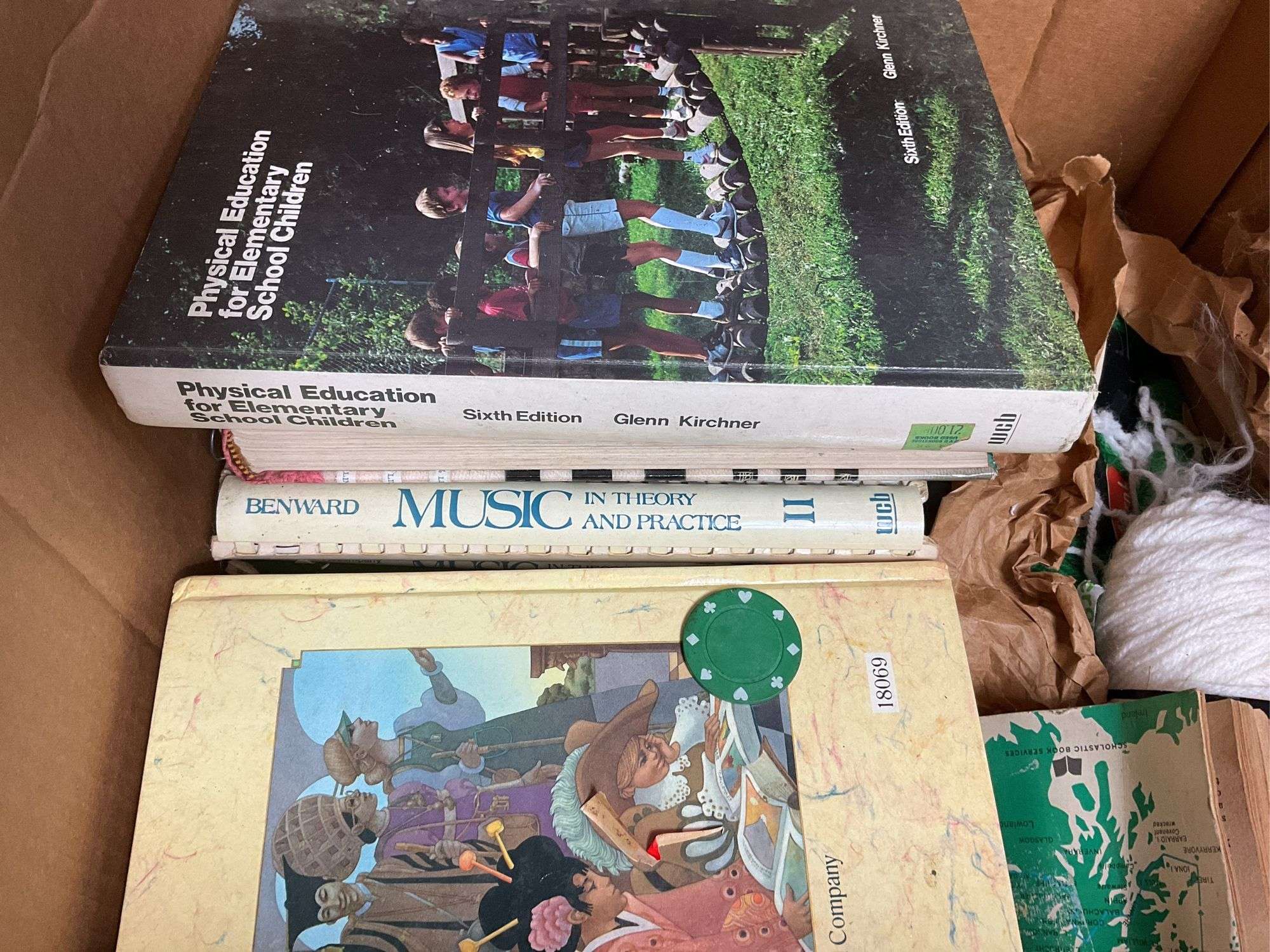 Vintage Books and Yarn
