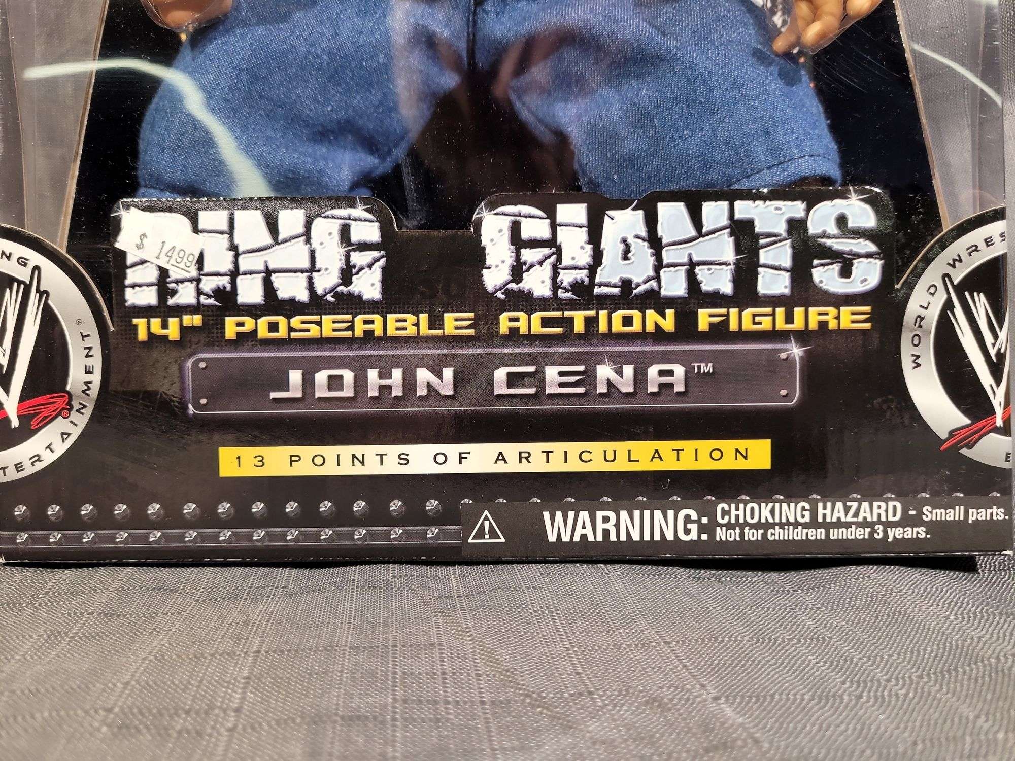 WWE RING GIANTS -14” POSABLE ACTION FIGURE -NIB - JOHN CENA