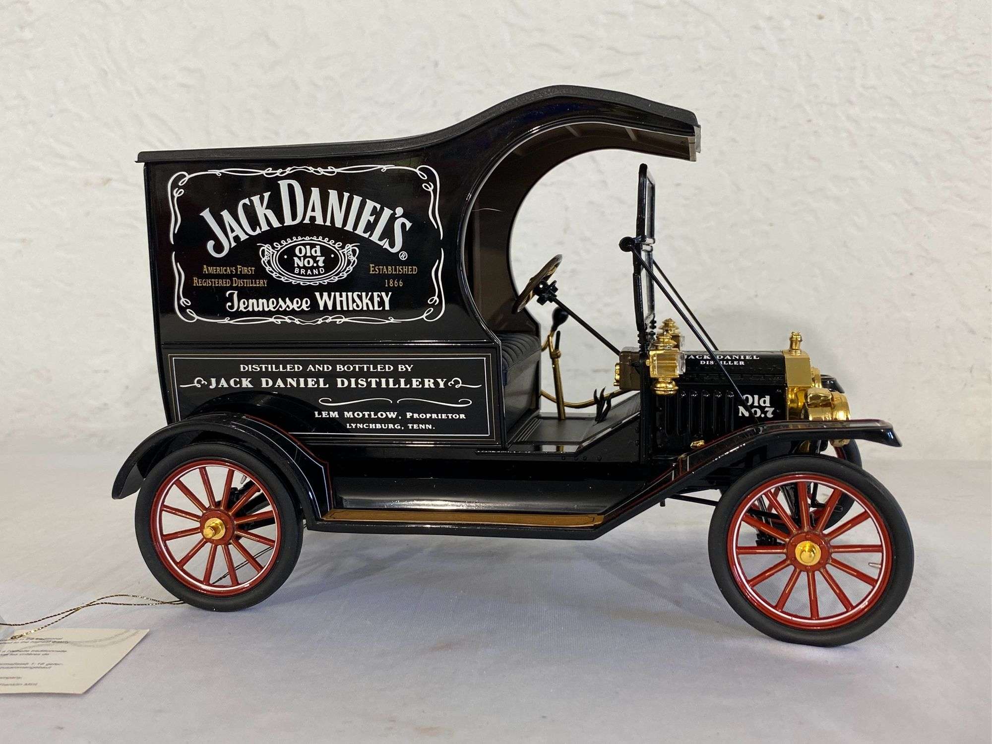 Franklin Mint Precision Models Jack Daniels Ford Model T,1/16