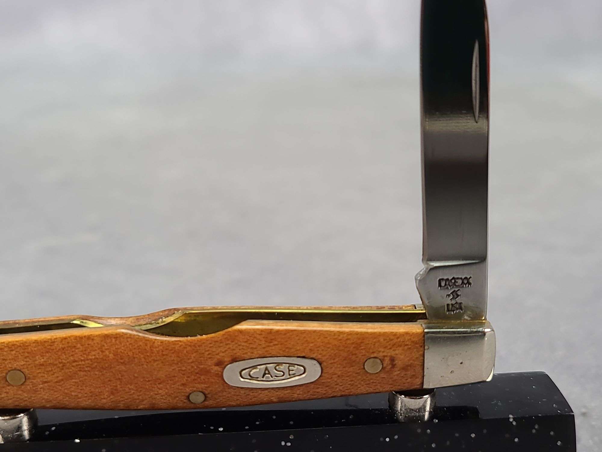 ステーシー　TIMEStwo Case XX 1989 Curly Maple Wood 12 Knife CENTENNIAL SET #292