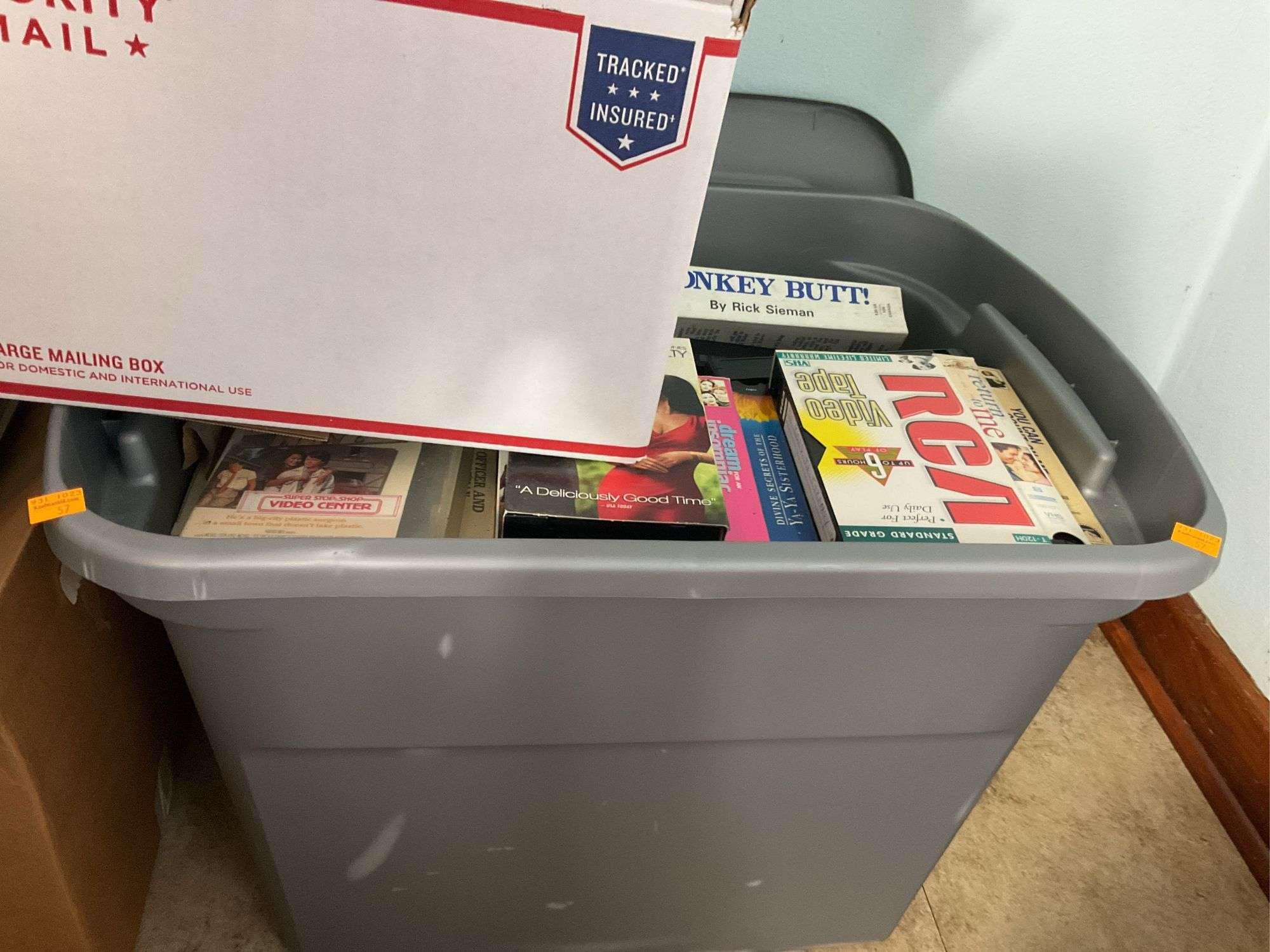 Assortment of VHS Tapes, DVDs