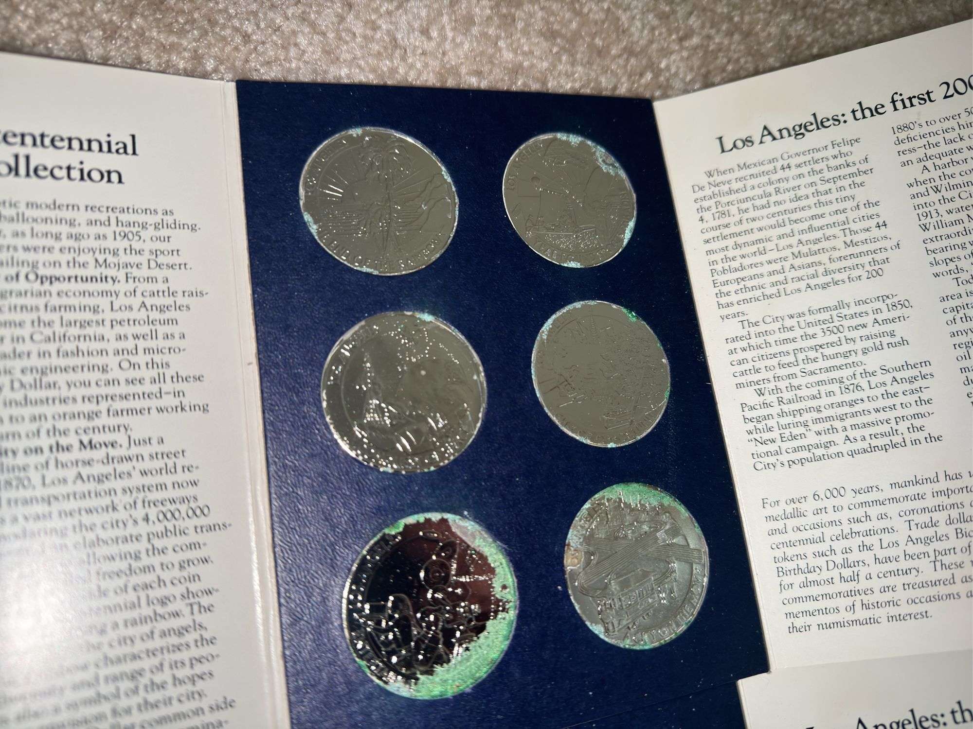 3) Sets of The Los Angeles Bicentennial Birthday Dollar