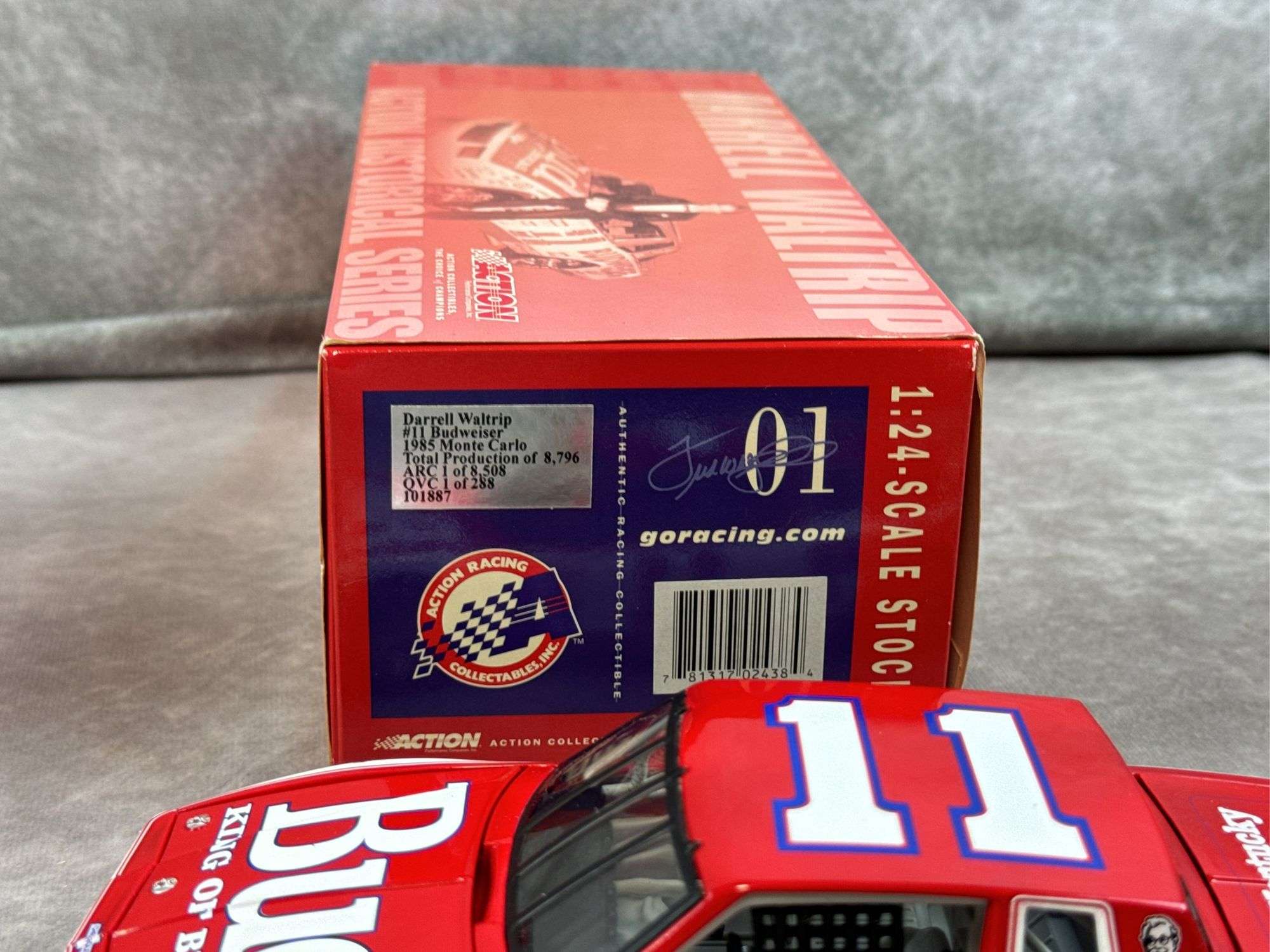 Darrell Waltrip #11 Budweiser 1985 Monte Carlo and #11 The Victory