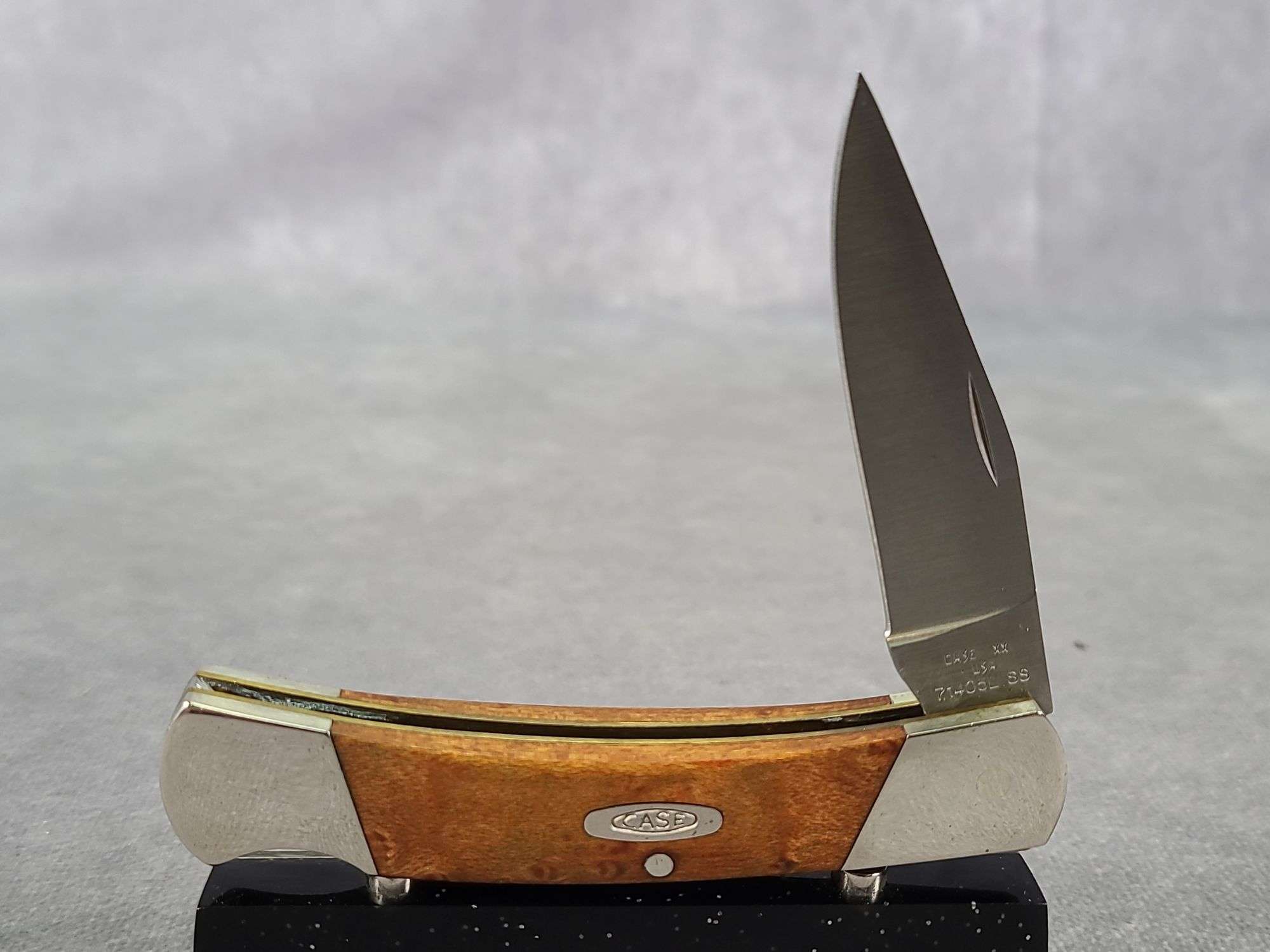 ステーシー　TIMEStwo Case XX 1989 Curly Maple Wood 12 Knife CENTENNIAL SET #292