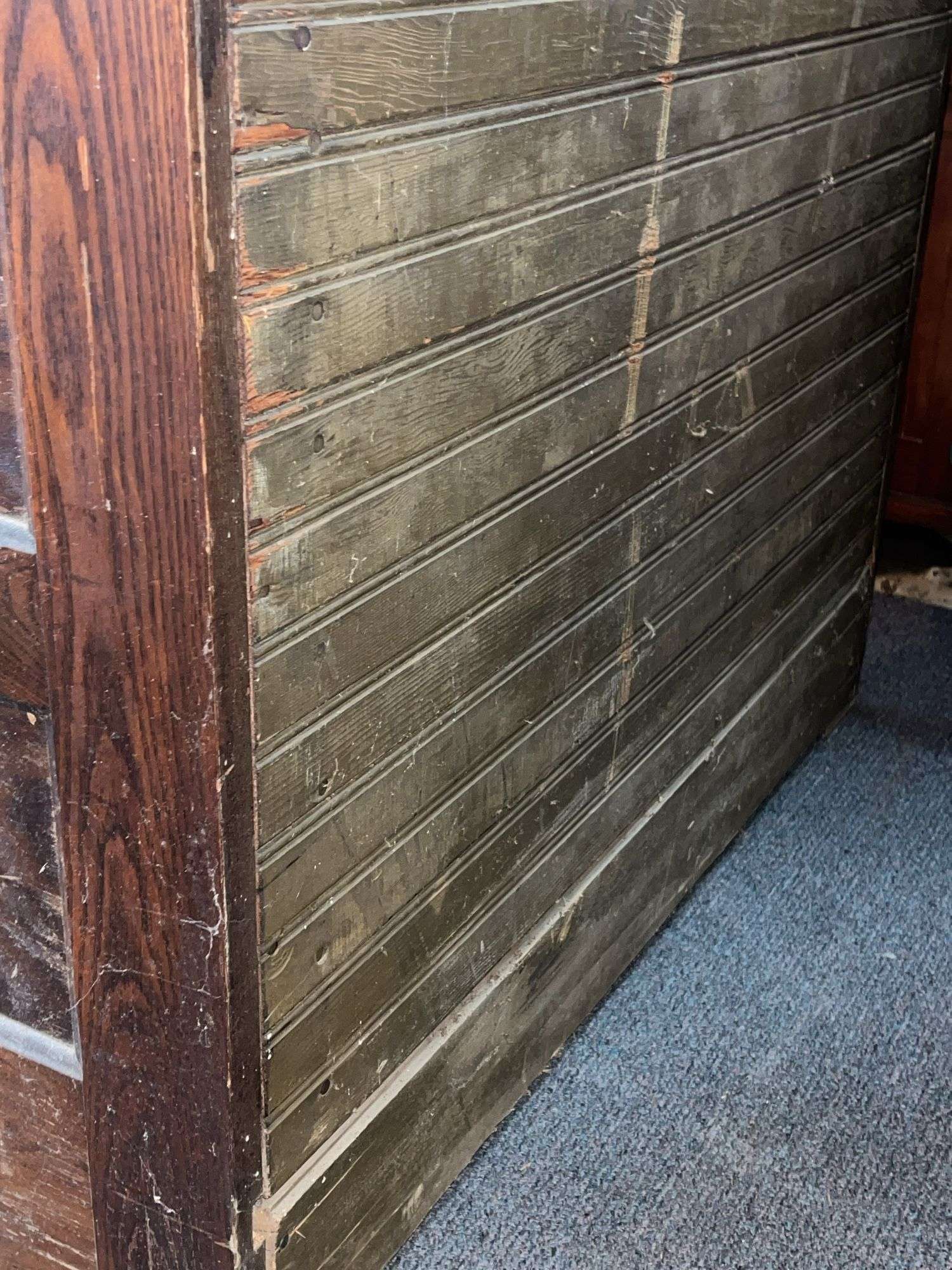 Antique Leonard Refrigerator Ice Box w/ Coca Cola Bottle Opener