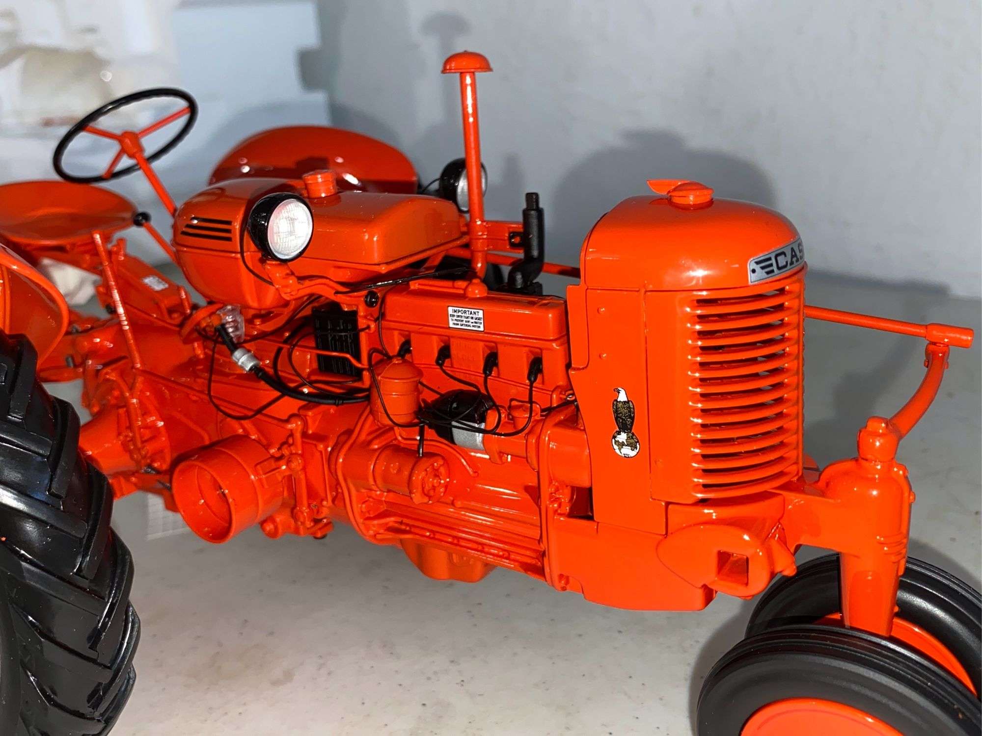 フランクリンミントのCase SCトラクターのモデル（模型） フランクリン