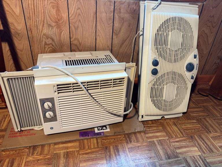 Air conditioner, 2 window fans