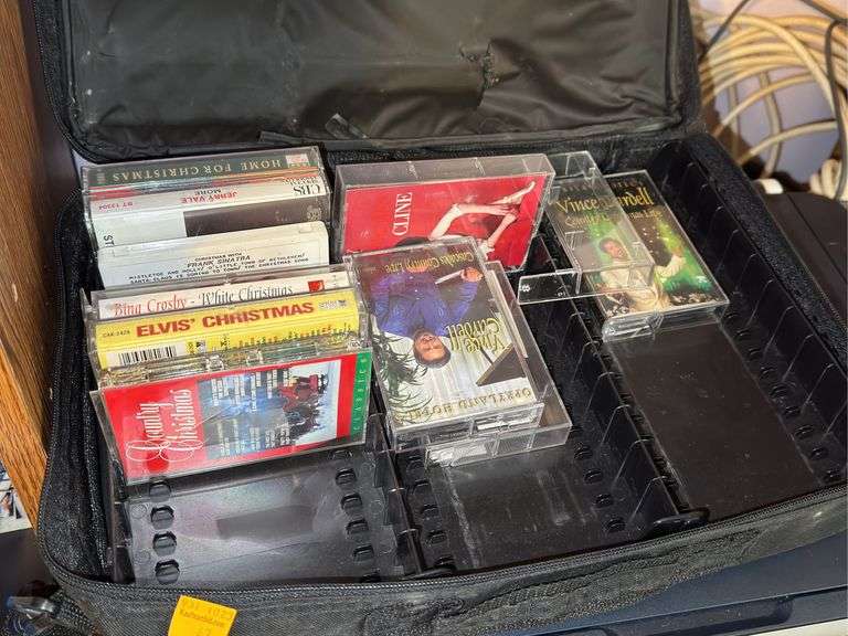 Canon MG3022 Printer, Maganvox DVD/VHS Player, and Miscellaneous Items