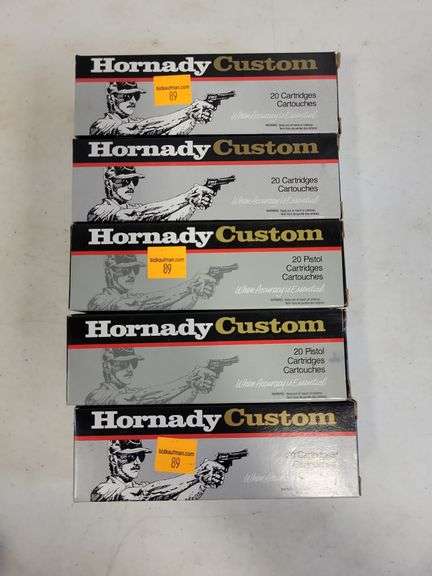 (5) Hornady Custom 10mm Auto - 155 & 180 Grain