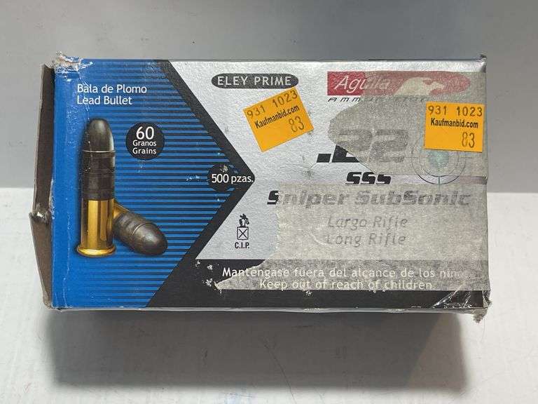 500 Rounds 22 Ammo