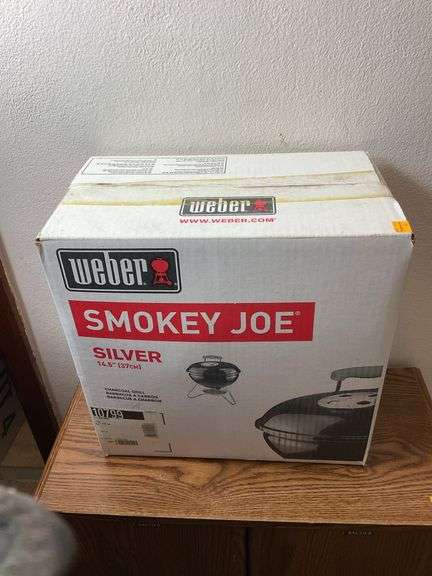 Weber Smokey Joe Silver Charcoal Tabletop Grill
