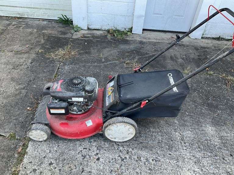 Troy-Bilt 21” Rear Bagger Push Mower