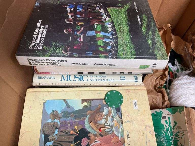 Vintage Books and Yarn