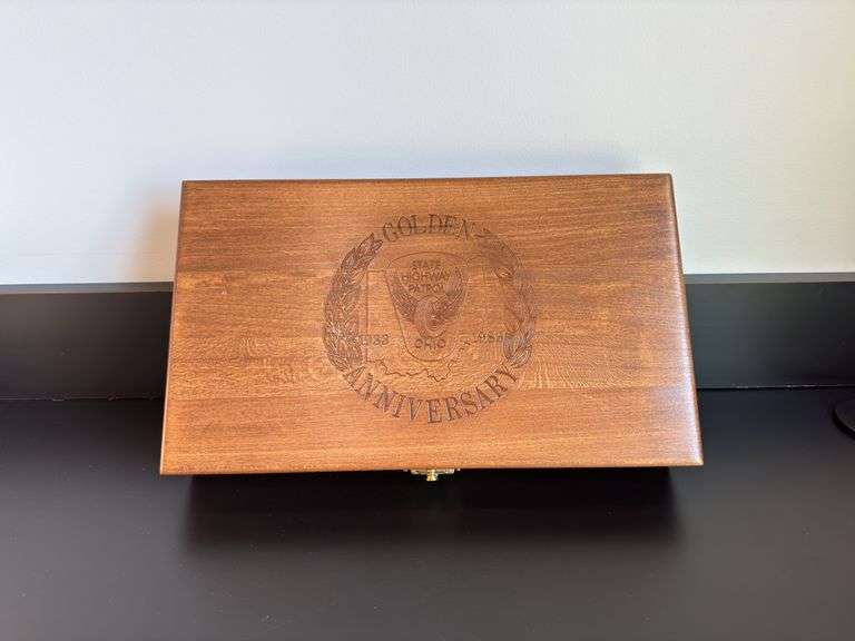 Golden Ohio Anniversary Gun Case