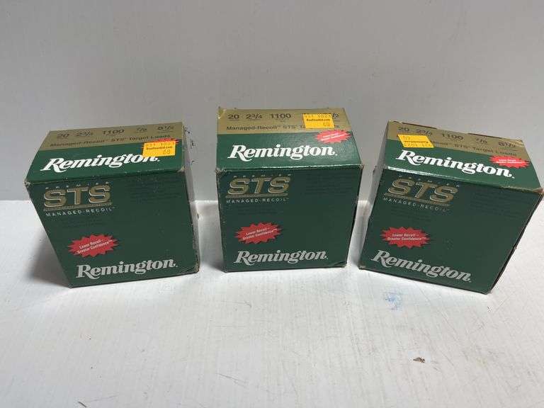 Three Boxes 20 Gauge Shells