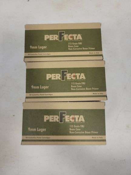 (9) PerFecta 9mm Luger - 115 Grain