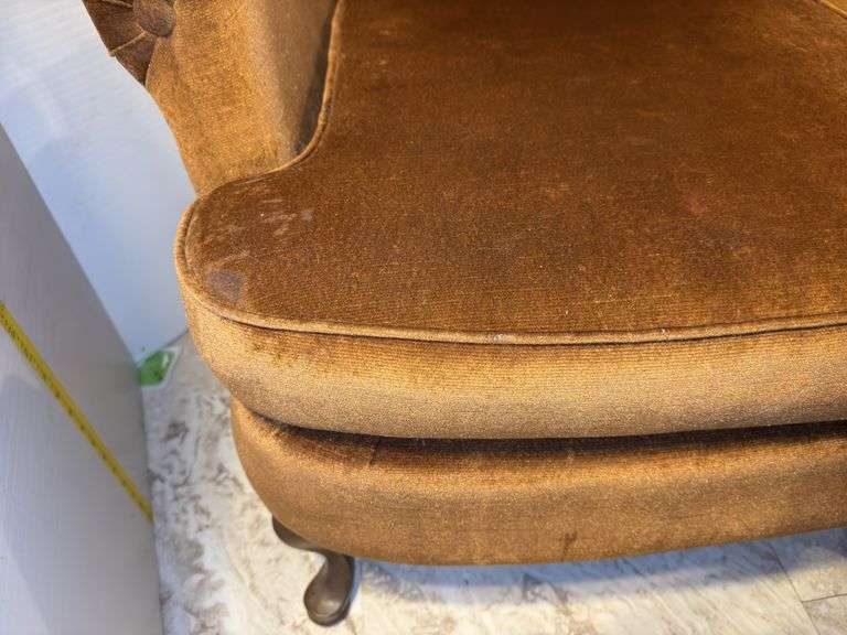 Unbranded Walnut Wingback Arm Chair