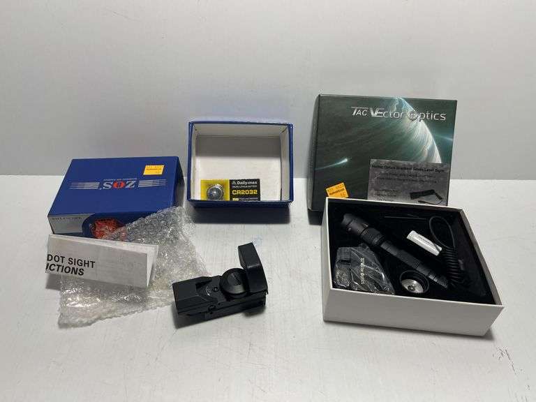 Vector Blackout Laser Sight and ZOS Rifle Scope