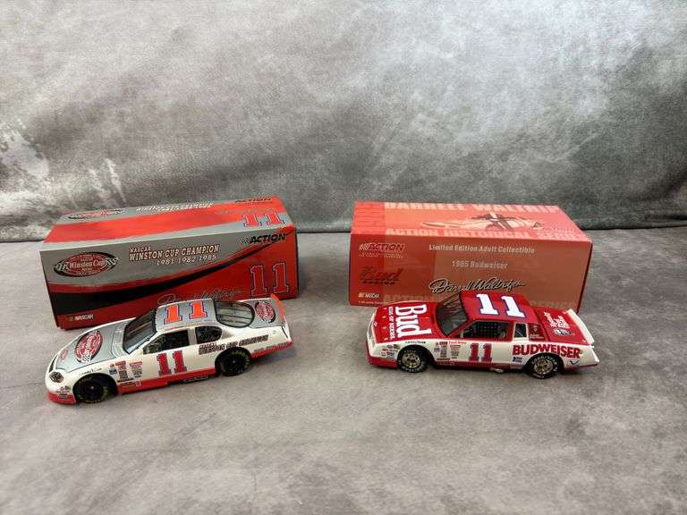 Darrell Waltrip #11 Budweiser 1985 Monte Carlo and #11 The Victory