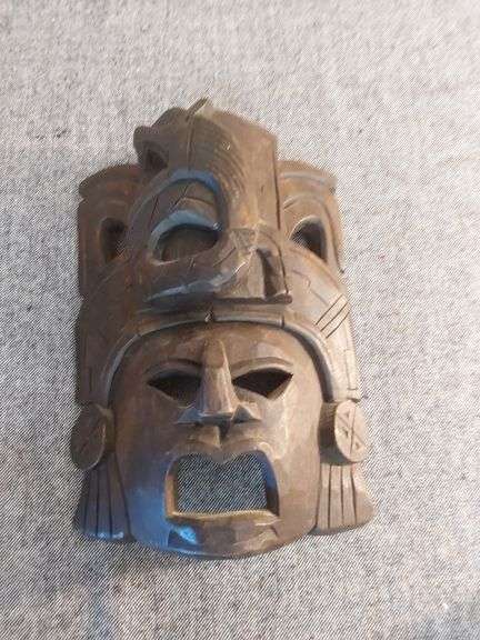 WOODEN CARVED MASK