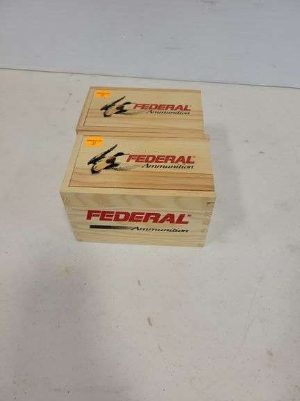 (2) Federal .22 Cal - 40 Grain - In wood box
