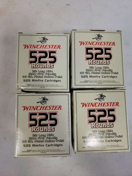 (4) Winchester .22 LR - 36 Grain