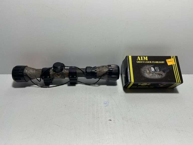 Scope (1.5-5)and Laser Flashlight