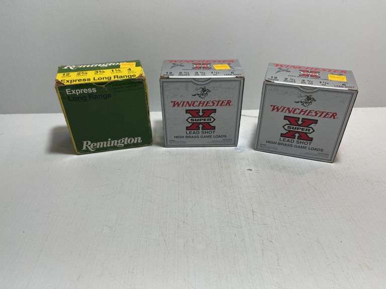 Three Boxes 12 Gauge Shells