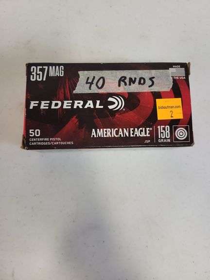 40 Rounds of Federal 357 Mag.