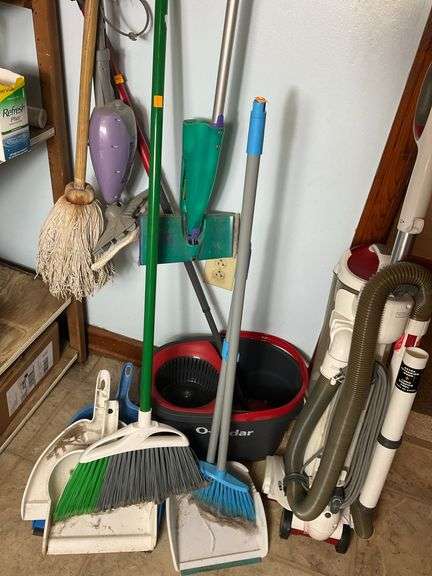 Mops, Brooms, Sweeper, Mop Bucket
