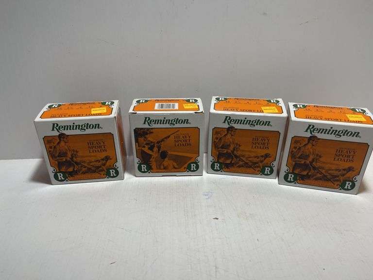 Four boxes 12 gauge shells