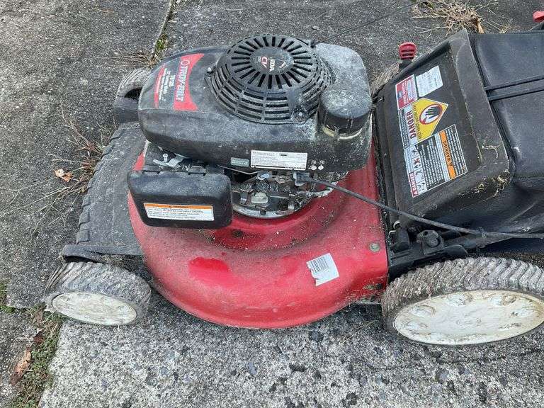 Troy-Bilt 21” Rear Bagger Push Mower