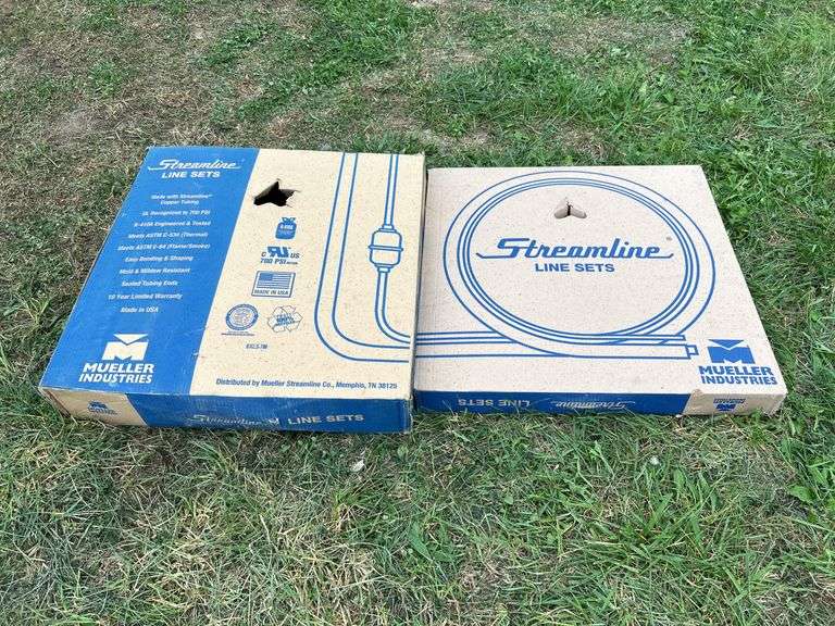 Streamline line sets- 1 box unopened, 1 box opened