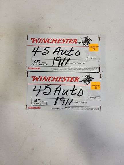 (90) Rounds of Winchester 45 Auto - 230 Grain
