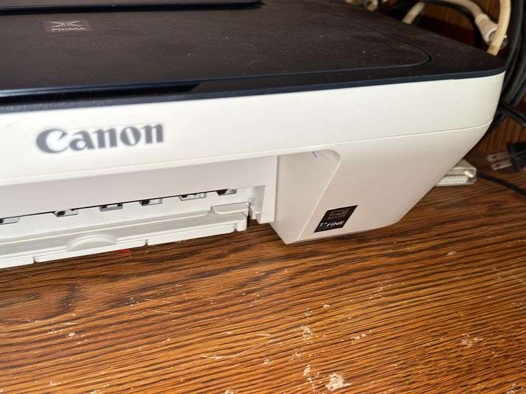 Canon MG3022 Printer, Maganvox DVD/VHS Player, and Miscellaneous Items
