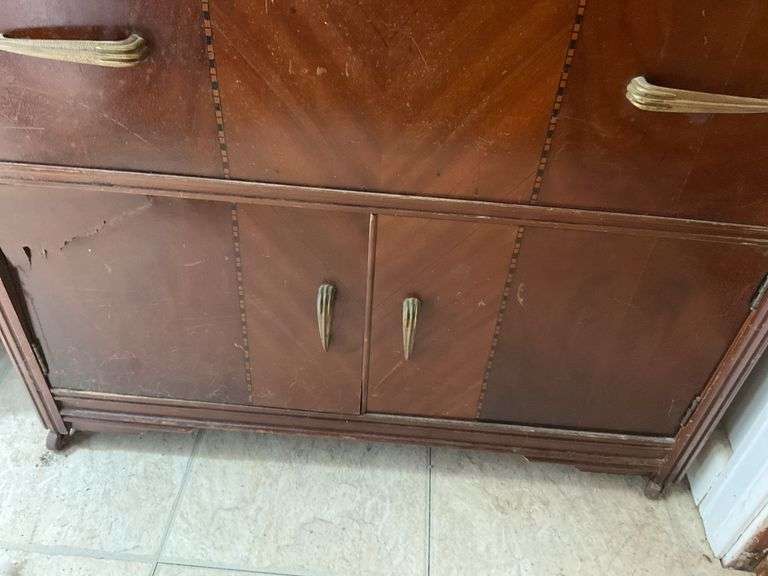 Antique Waterfall Chest of Drawers