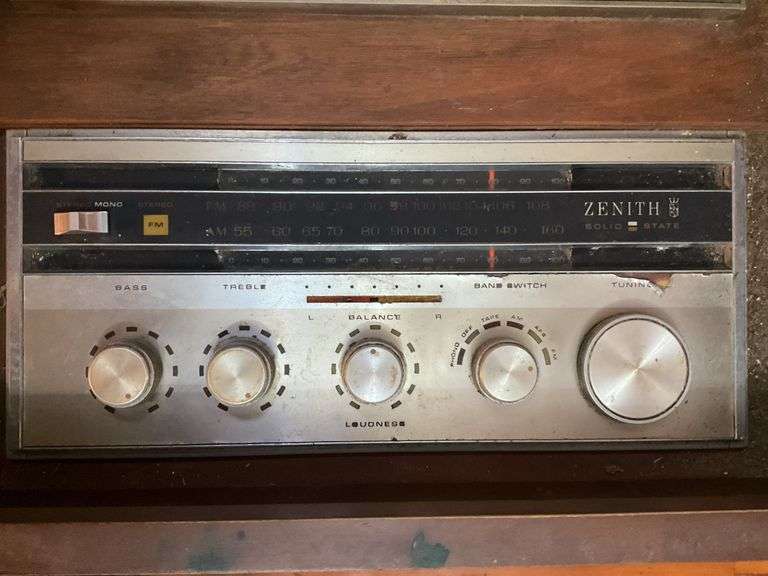 Vintage Zenith Solid State Cassette Turntable