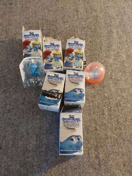 LOT OF THE SMURFS FIGURINES