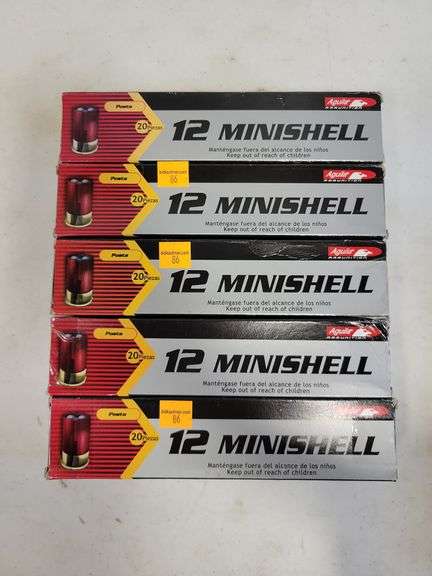 (5) Aguila 12 Ga. Buckshot
