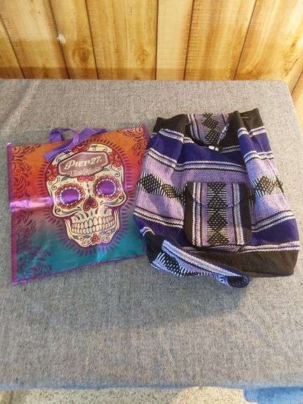 PURPLE BOJO BACKPACK BAG FROM MEXICO