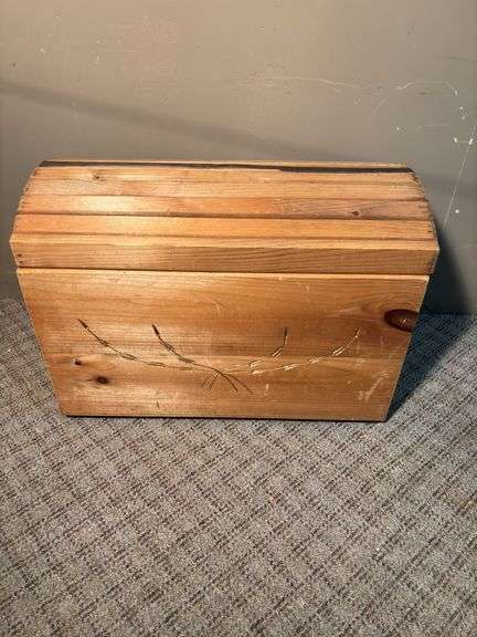 Wooden toy box