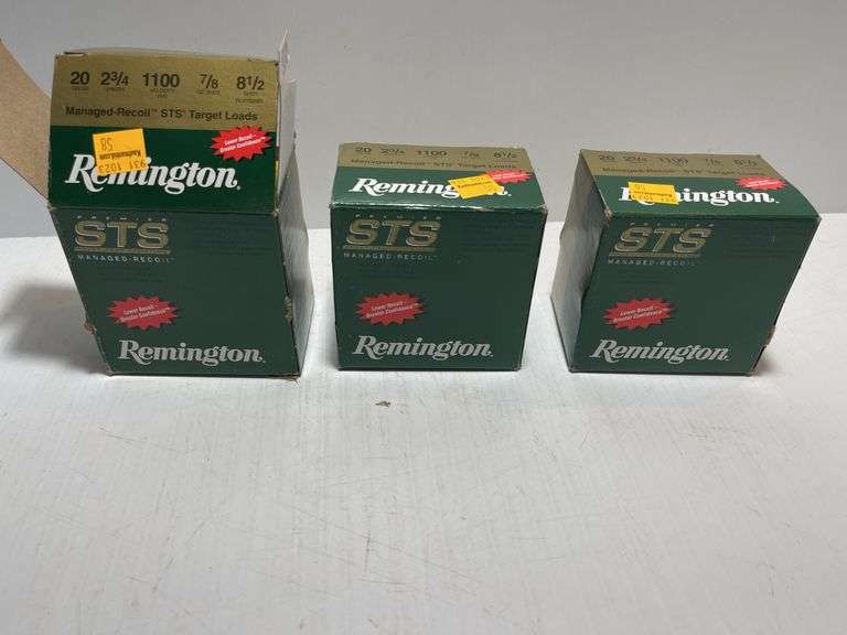 Three boxes 20 Gauge Shells