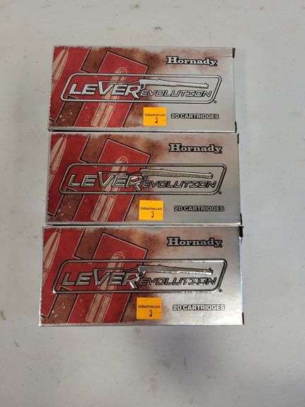 (3) Hornady Lever Revolution 45-70 Govt - 325 Grain