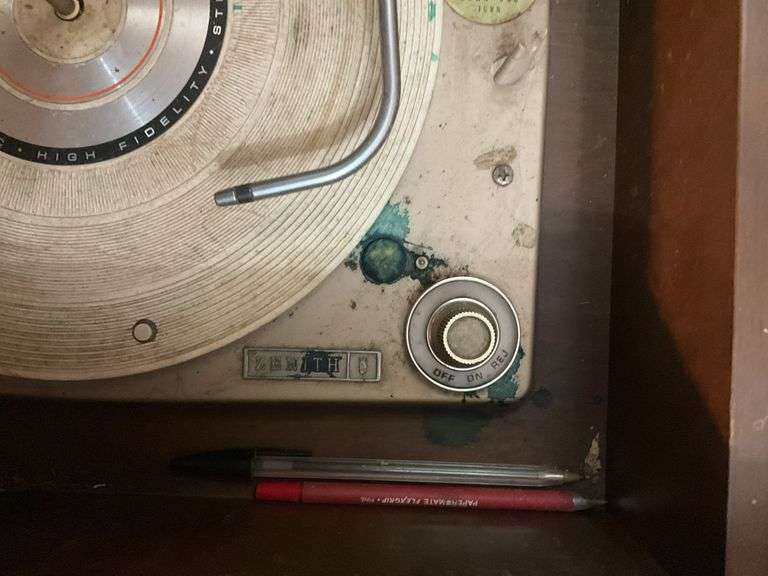 Vintage Zenith Solid State Cassette Turntable
